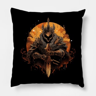 dark soul Pillow