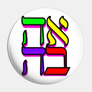 Love: Hebrew Pin