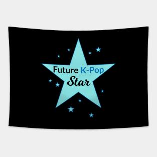 Future K-Pop Star in Blue from WhatTheKpop Tapestry