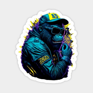 Rampage of Style: Urban Gorilla Edition Magnet