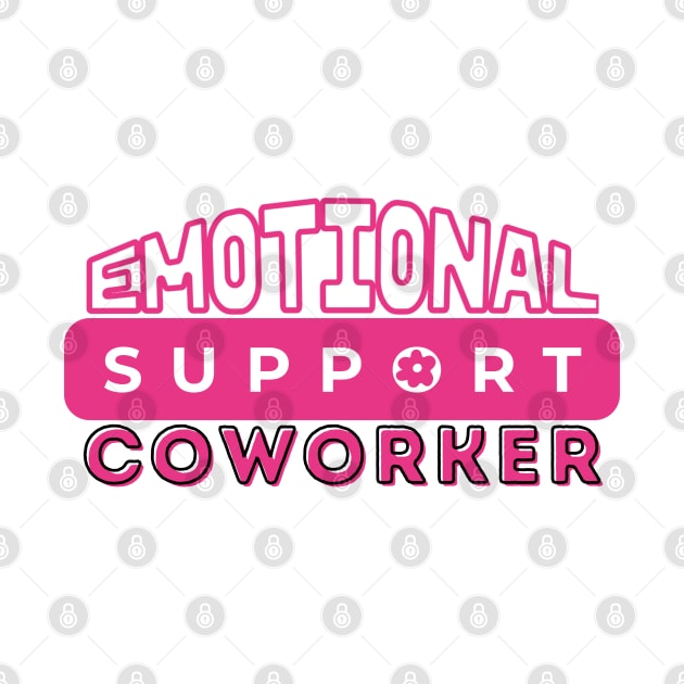 Emotional Support Coworker Pink flower by ZenNature