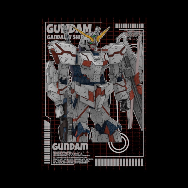 RX-0 Unicorn Gundam by gblackid