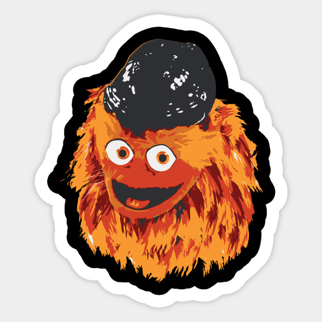 Gritty Flyers Hockey Mascot Gritty Sticker Teepublic