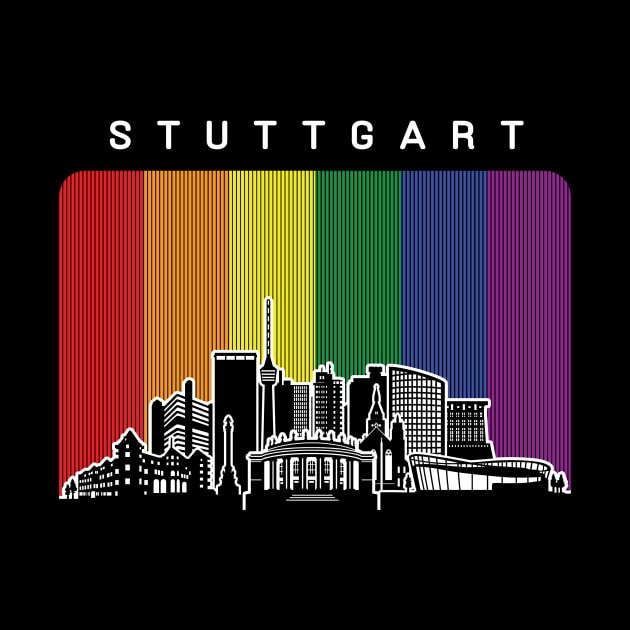Stuttgart LGBT Rainbow Flag by travel2xplanet