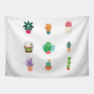 Plants And Succulents Design Sticker Pack Tapestry