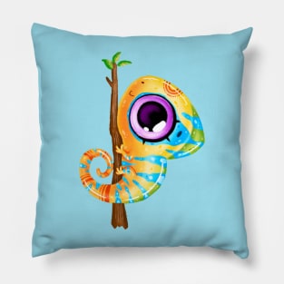 Lizard big eyes Pillow