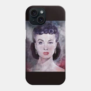 Scarlett O'Hara Watercolor Gone with the Wind Phone Case