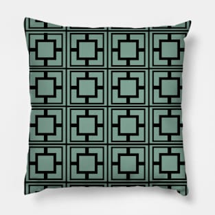 Palm Springs Breeze Block on Turquoise Pillow