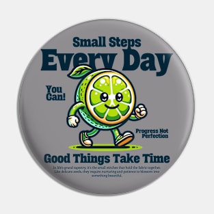 Small Steps Every Day Pin