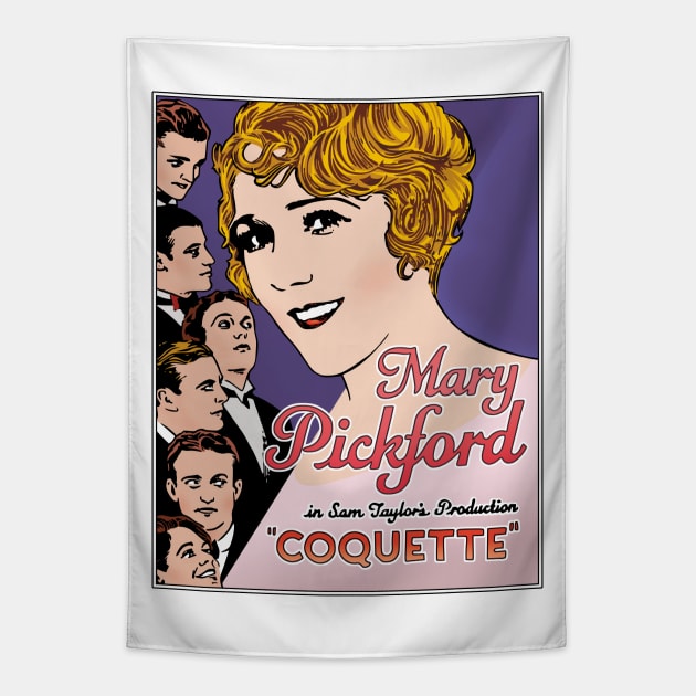 Mary Pickford - Coquette Tapestry by ranxerox79