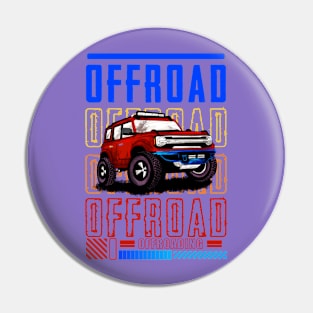 OFFROADING CAR Pin