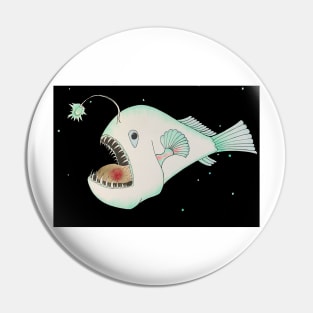 Angler Fish design Pin