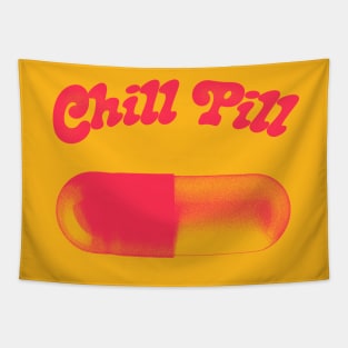 Chill Pill  /// Retro Aesthetic Design Tapestry