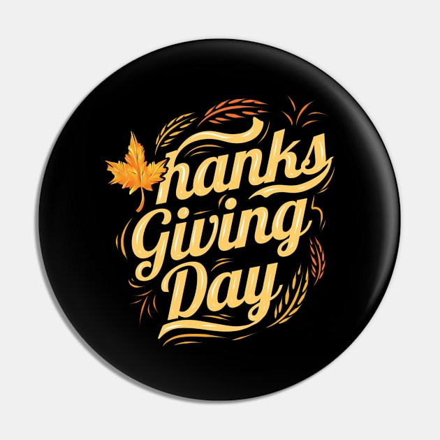 Thanks Giving Day Logo For Thanksgiving Pin by SinBle