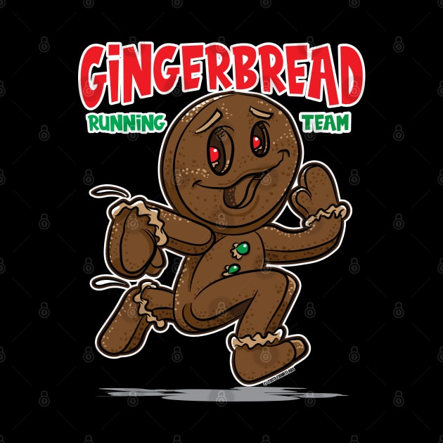 Gingerbread Running Team by eShirtLabs