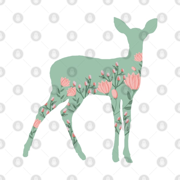 Bambi in the forest by Red Zebra