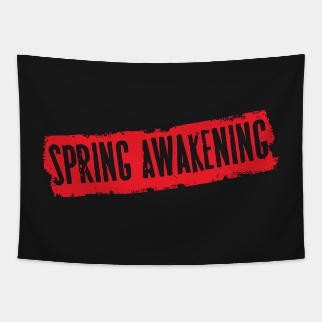 Spring Awakening Logo Tapestry by byebyesally