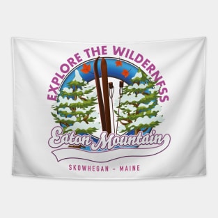 Eaton Mountain Skowhegan, Maine ski Tapestry