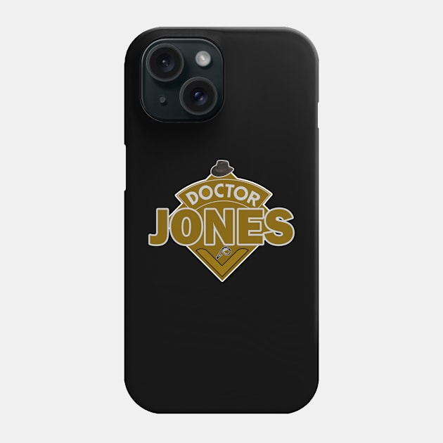 Indiana Jones - Doctor Who Style Logo Phone Case by RetroZest