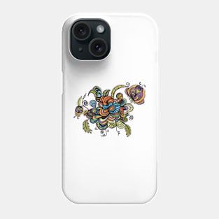 flower doodle Phone Case