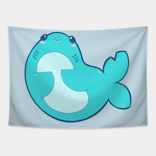 Cute Little Love Shark Tapestry