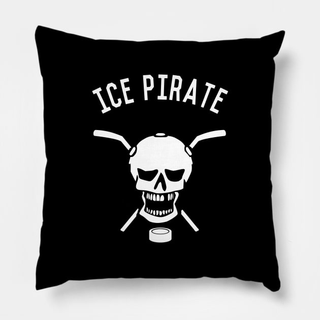 Ice Pirate Hockey Pillow by Flippin' Sweet Gear