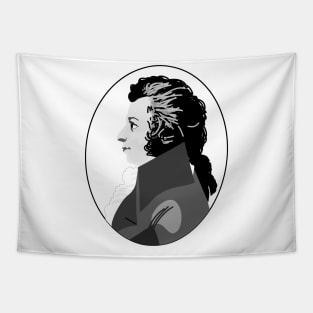 mozart portrait Tapestry