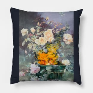 2020 and Roses Pillow