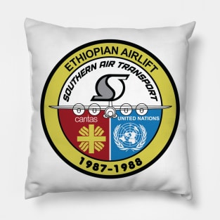 The PARANOIA CIA Airlines Collection: Southern Air Transport: Ethiopian Airlift Pillow