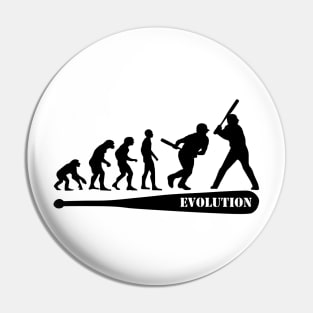 Baseball Evolution Pin