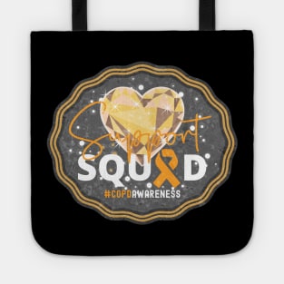 COPD Awareness Support Squad Heart of Gold Edition Tote