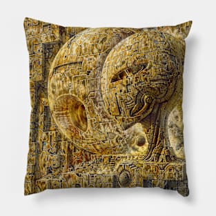 Echoes of Another Universe: Surreal Art Pillow