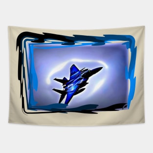 Fighter Aircraft Tapestry