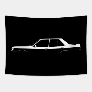 Mitsubishi Lancer 2000 Turbo Silhouette Tapestry