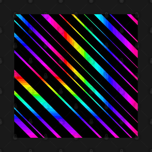 Rainbow stripes by MelanieJeyakkumar