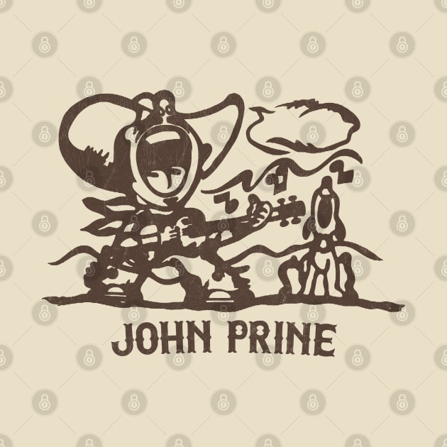 John Prine 70s Style Fan Design by CultOfRomance