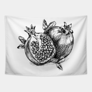 Pomegranate Print Tapestry