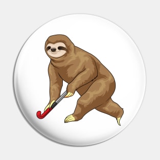 Sloth Field hockey Hockey stick Pin