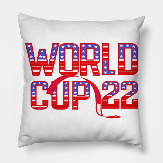 World Cup Qatar 2022 Pillow by raeex