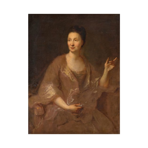 Portrait Of A Woman by Jean-Francois de Troy by Classic Art Stall