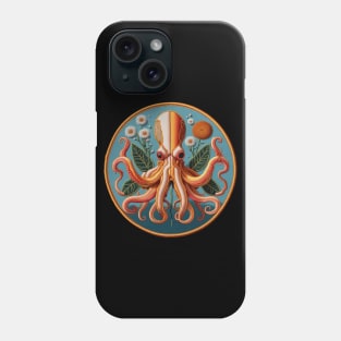 Botanical Octo Embroidered Patch Phone Case