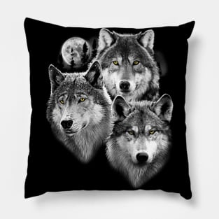 The Wolf Pack Pillow