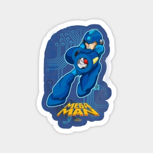 The Blue Bomber Mega Man Magnet