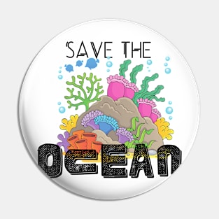 Save The Ocean Pin