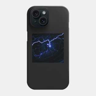 Neon Lightning Strike Phone Case