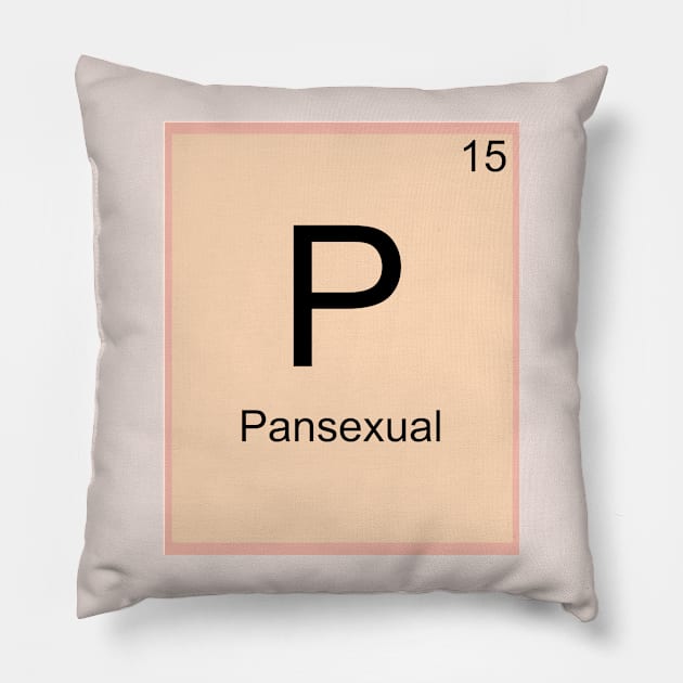 Pansexual Element Pillow by Bumblebi