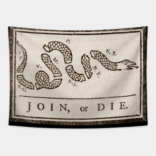 Join or Die Flag of the Republic Tapestry