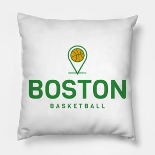 Boston Basketball Pillow