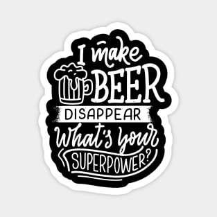 Super Power Beer Magnet