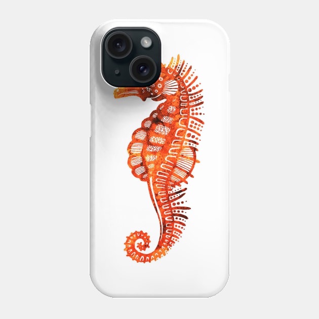 Sea Horse Phone Case by BeeG